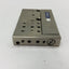 Used Schunk FSF 6-20 Flat Guided Slide, Bore: 6mm, Stroke: 20mm, Ports: M3