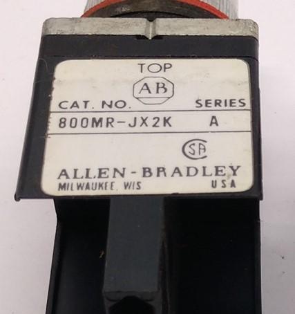 Used Lot of 2 ALLEN-BRADLEY 800MR-JX2K 3-Position Selector Switch Series A