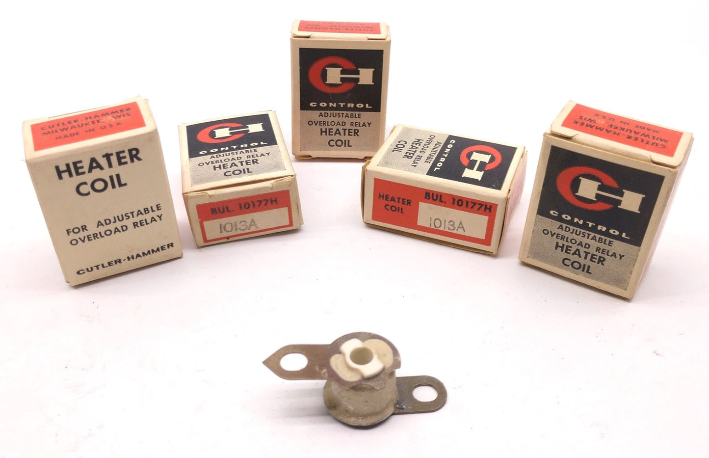 Used Lot of 5 In Box Cutler-Hammer Control 1013A Heater Coils