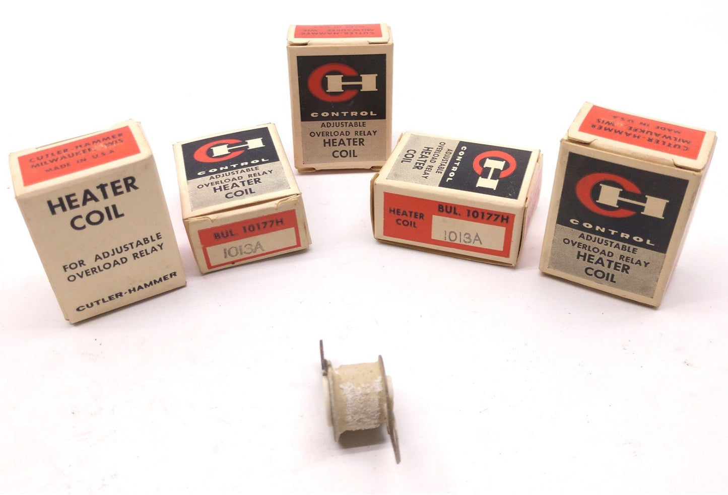 Used Lot of 5 In Box Cutler-Hammer Control 1013A Heater Coils
