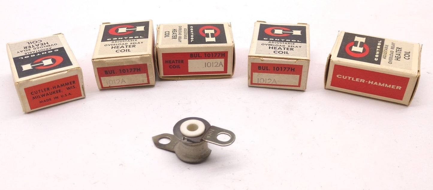 Used Lot of 5 In Box Cutler-Hammer Control 1012A Heater Coils