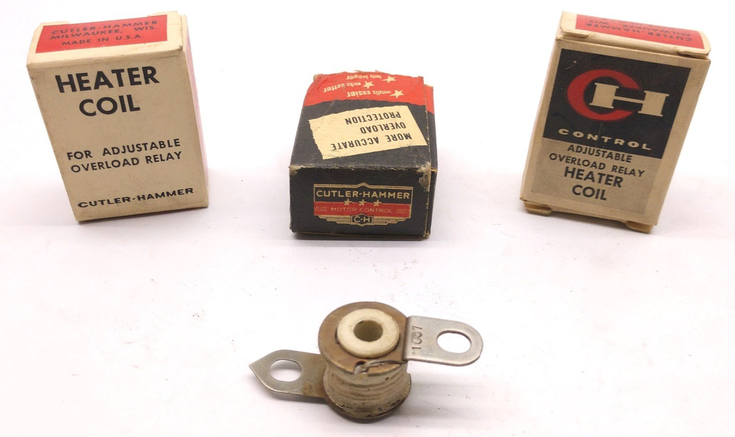 Used Lot of 3 In Box Cutler-Hammer Control 1007A Heater Coils