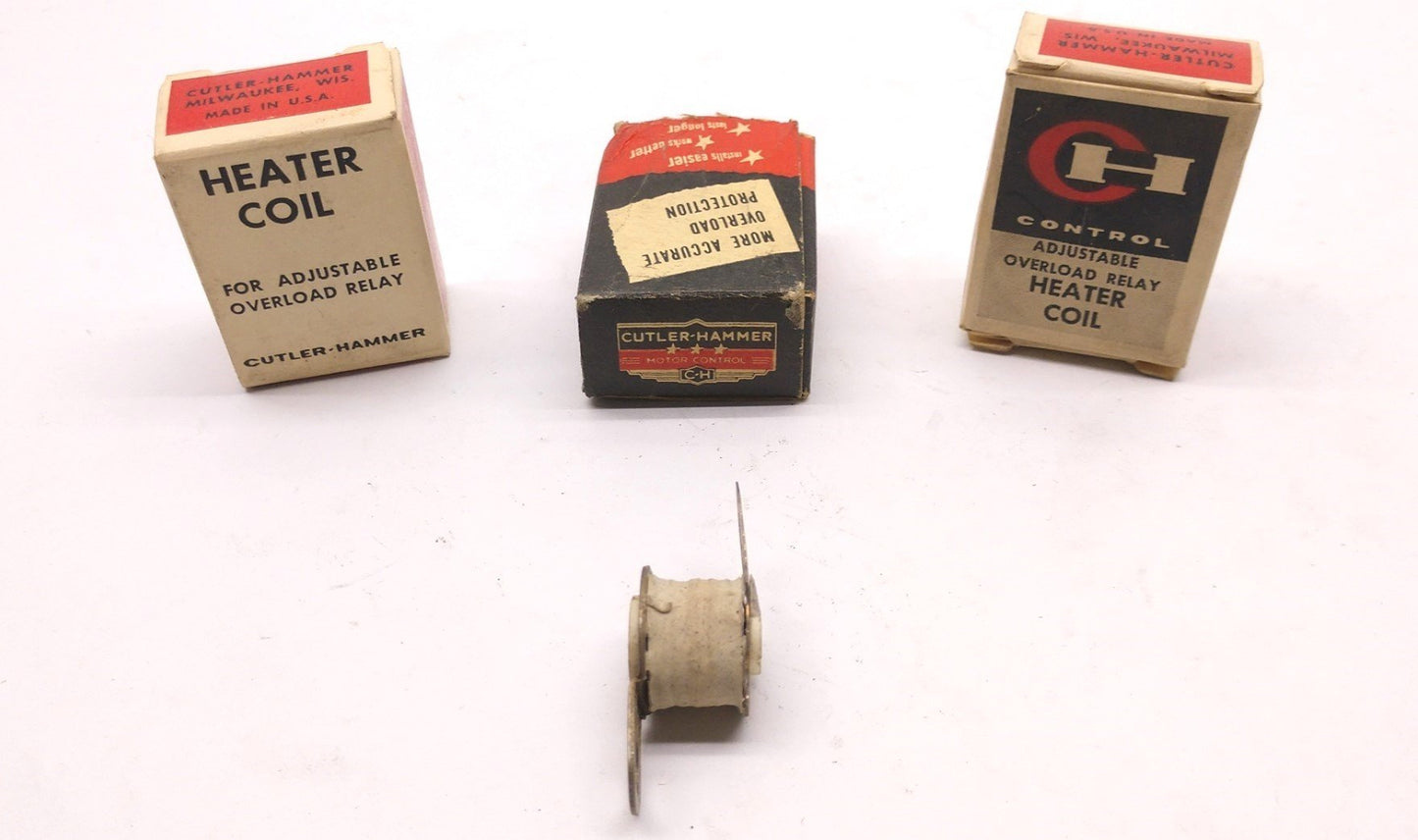 Used Lot of 3 In Box Cutler-Hammer Control 1007A Heater Coils