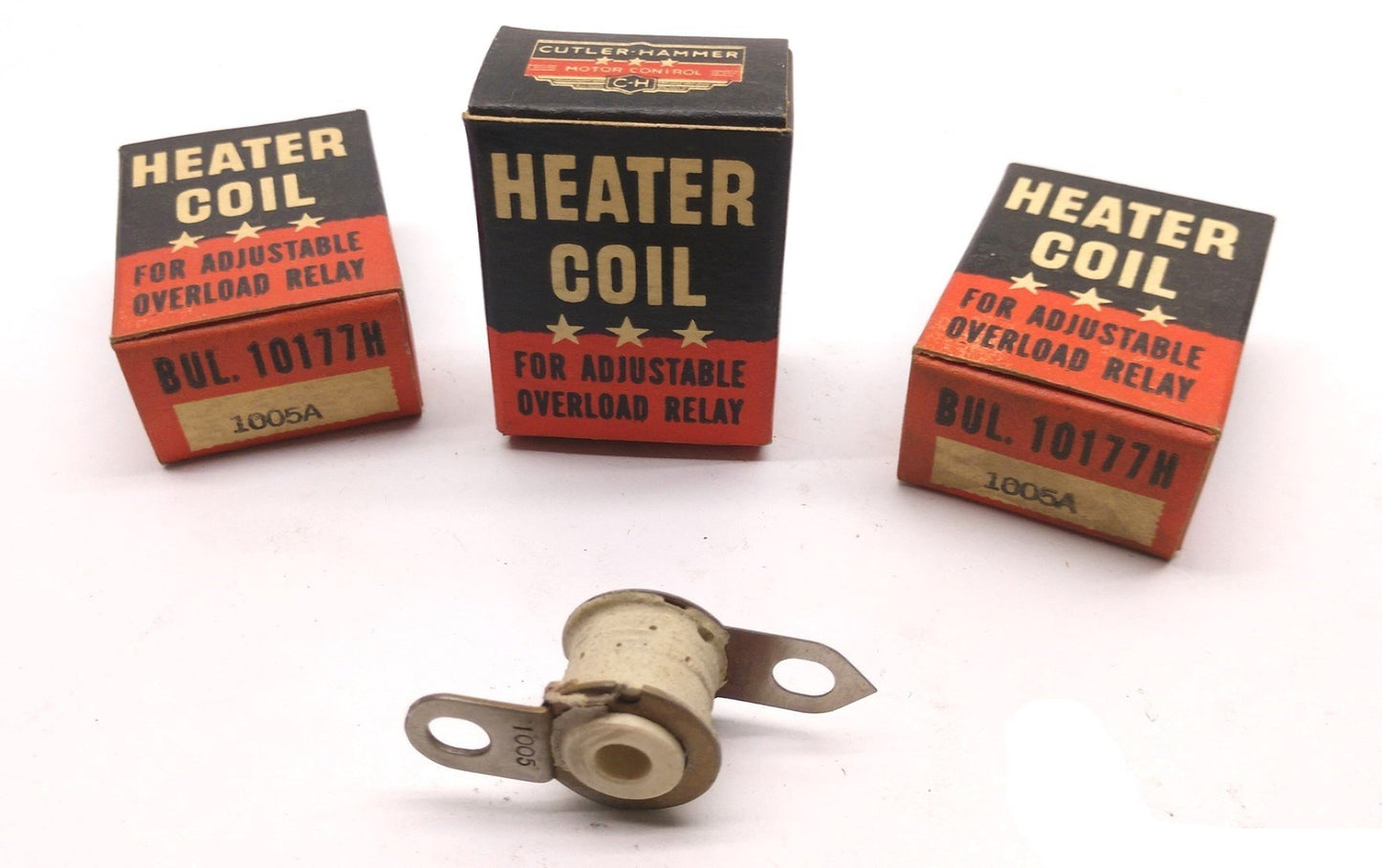 Used Lot of 3 In Box Cutler-Hammer Control 1005A Heater Coils