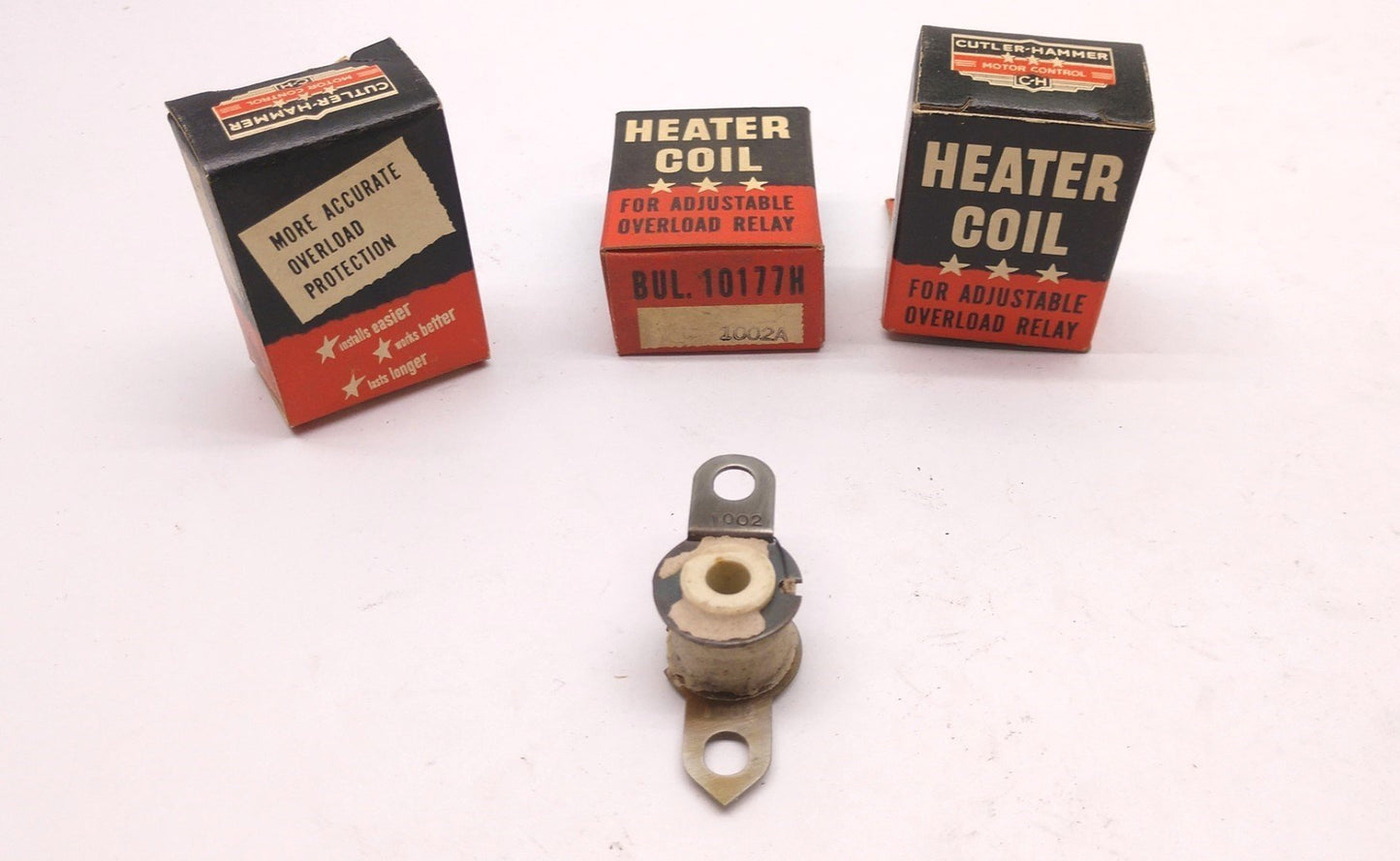 Used Lot of 3 In Box Cutler-Hammer Control 1002A Heater Coils