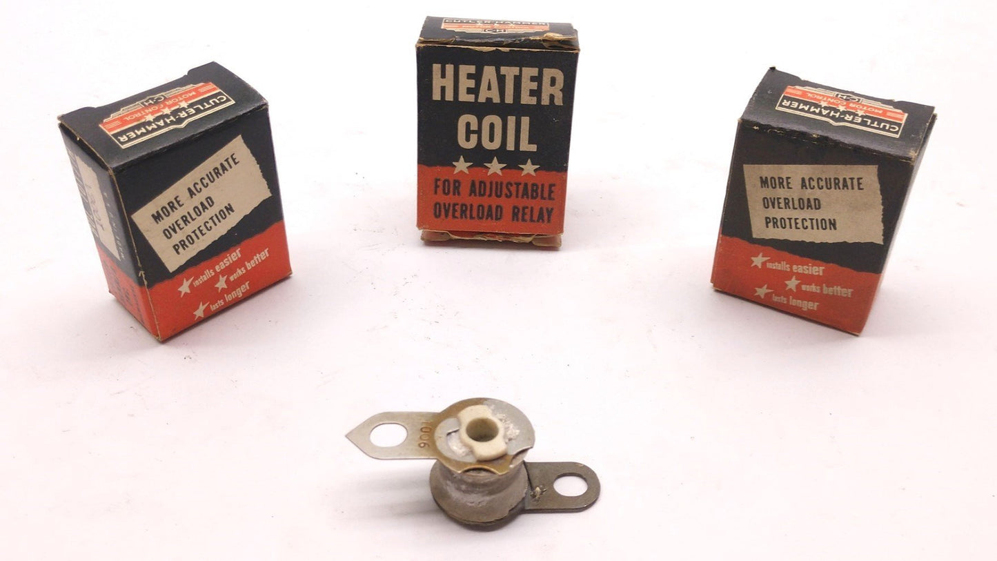 Used Lot of 3 In Box Cutler-Hammer Control 1006A Heater Coils