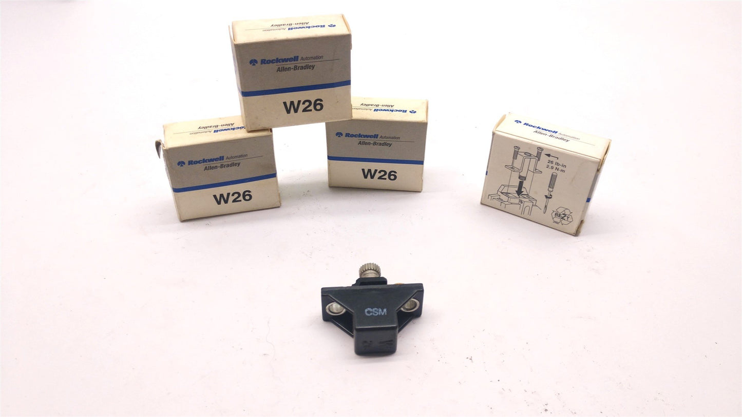 Used Lot of 4 In Box Allen-Bradley W26 Heater Element