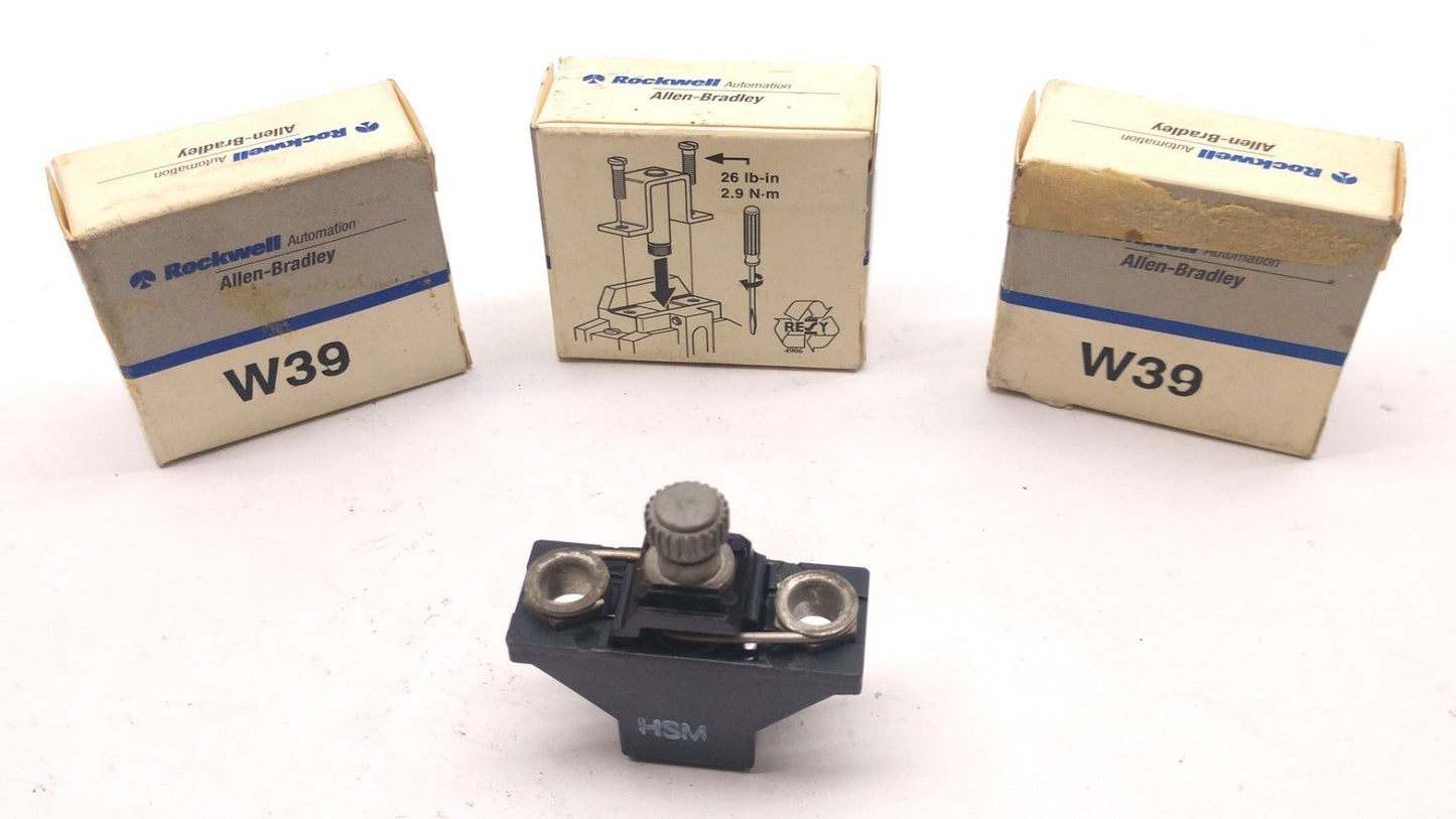 Used Lot of 3 In Box Allen-Bradley W39 Heater Element