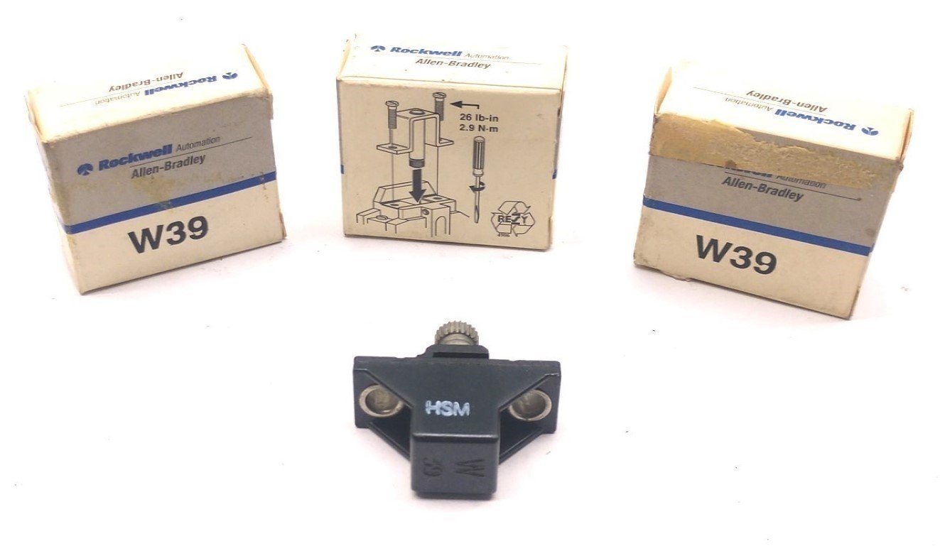 Used Lot of 3 In Box Allen-Bradley W39 Heater Element