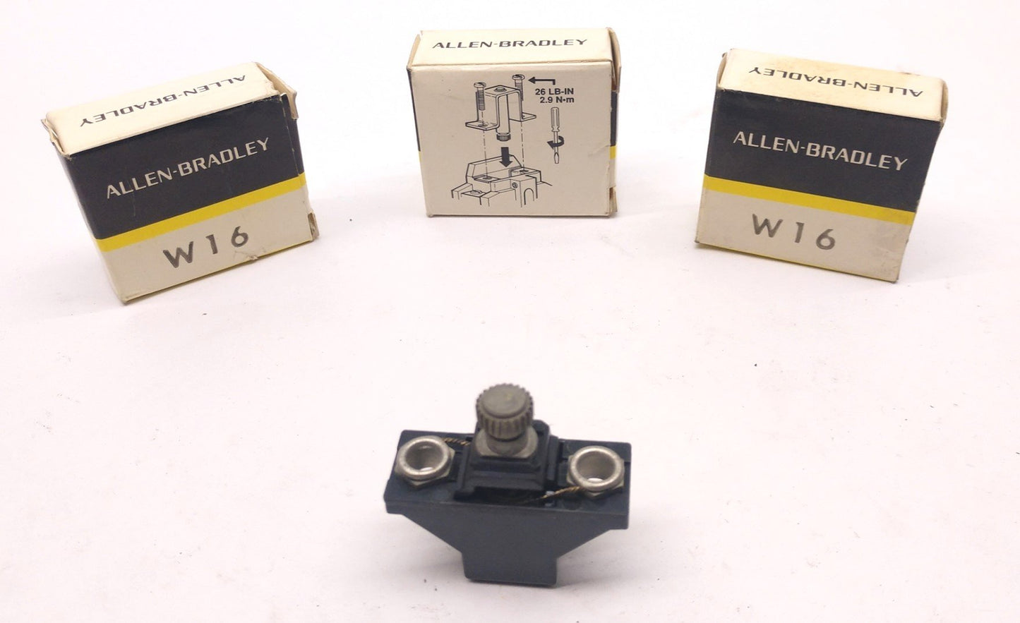 Used Lot of 3 In Box Allen-Bradley W16 Heater Element
