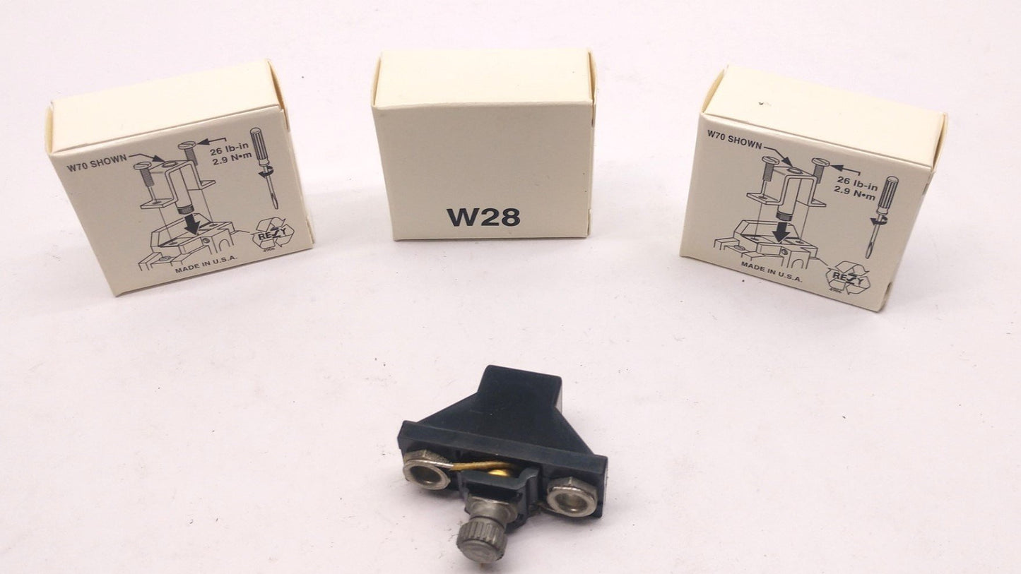 Used Lot of 3 In Box Allen-Bradley W28 Heater Element