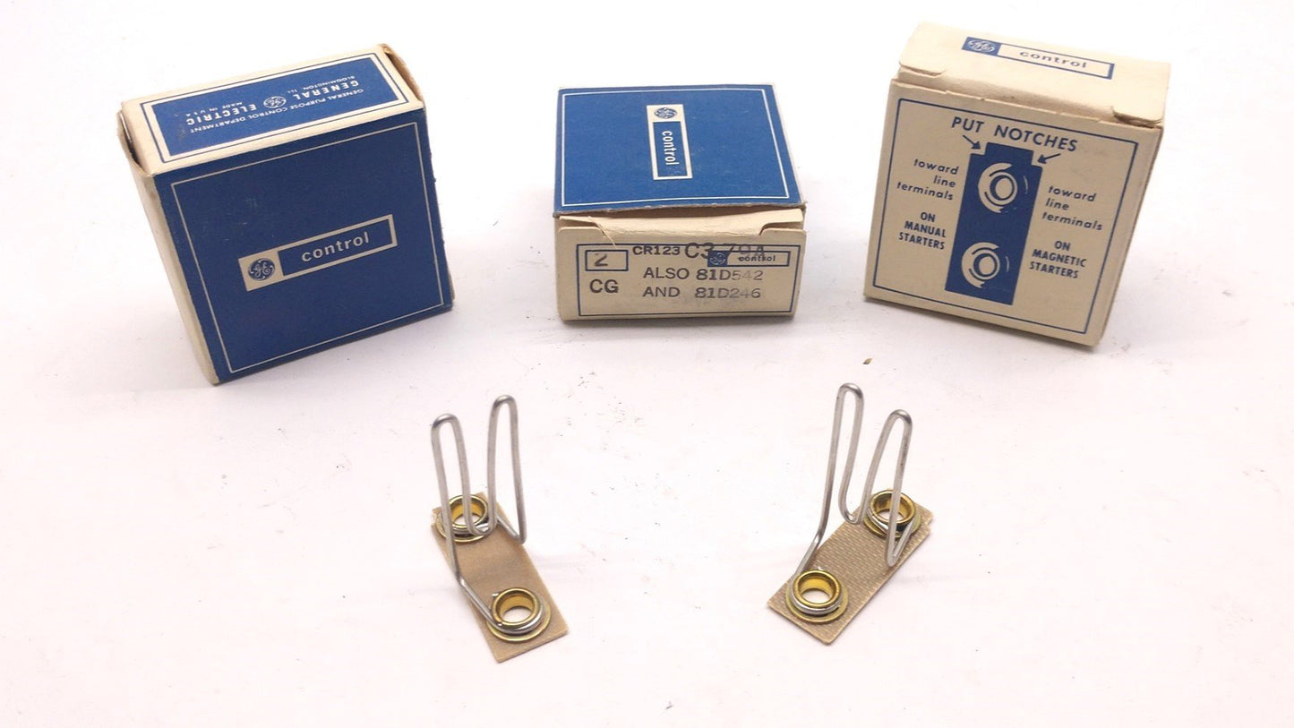 Used Lot of 3 General Electric CR123 C3.79A Overload Heater Relay Element