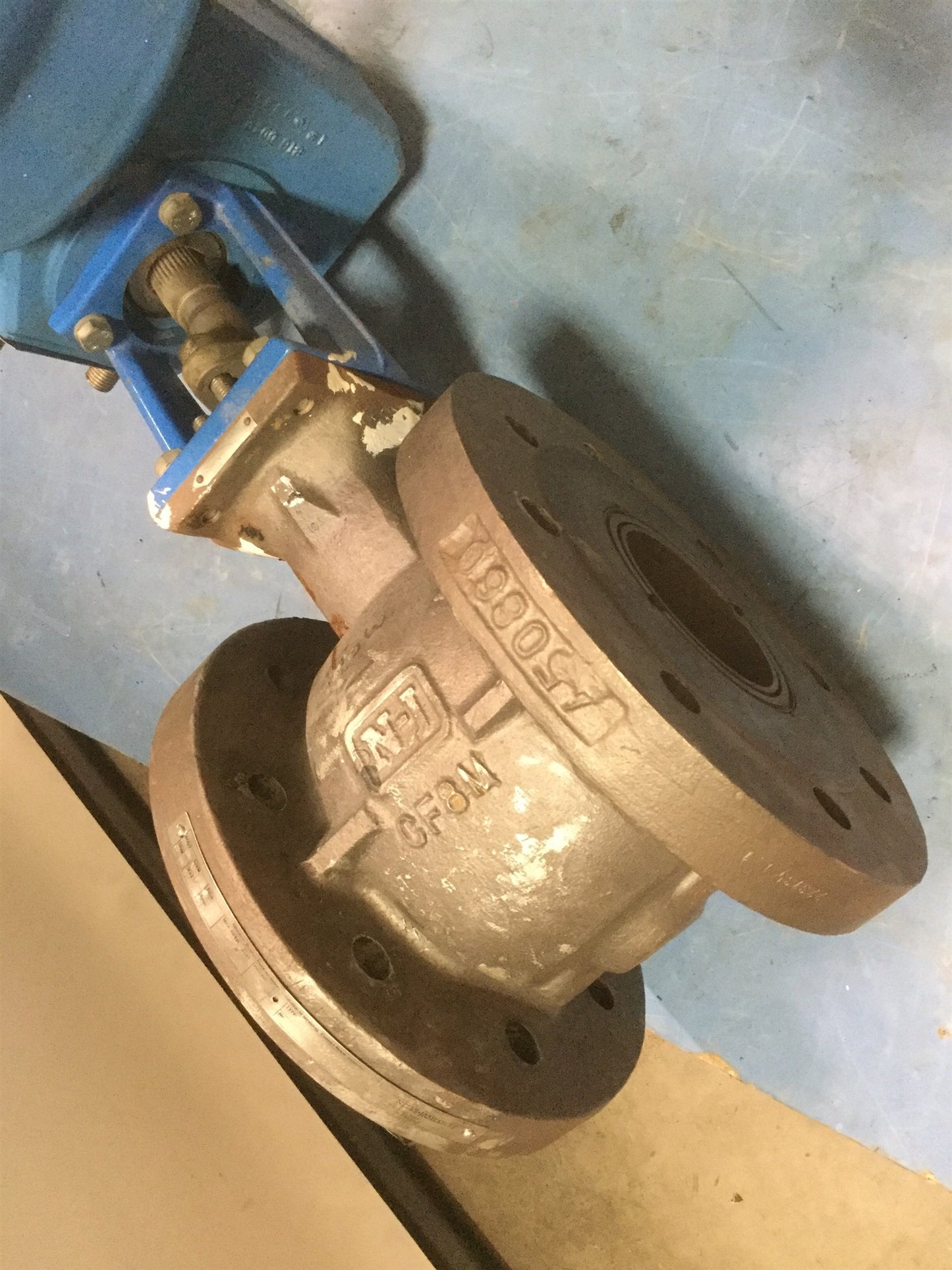 Used Finetrol FC Plug Control Valve 6" 150# w/Quadra Powr II Actuator&I/P Positioner2