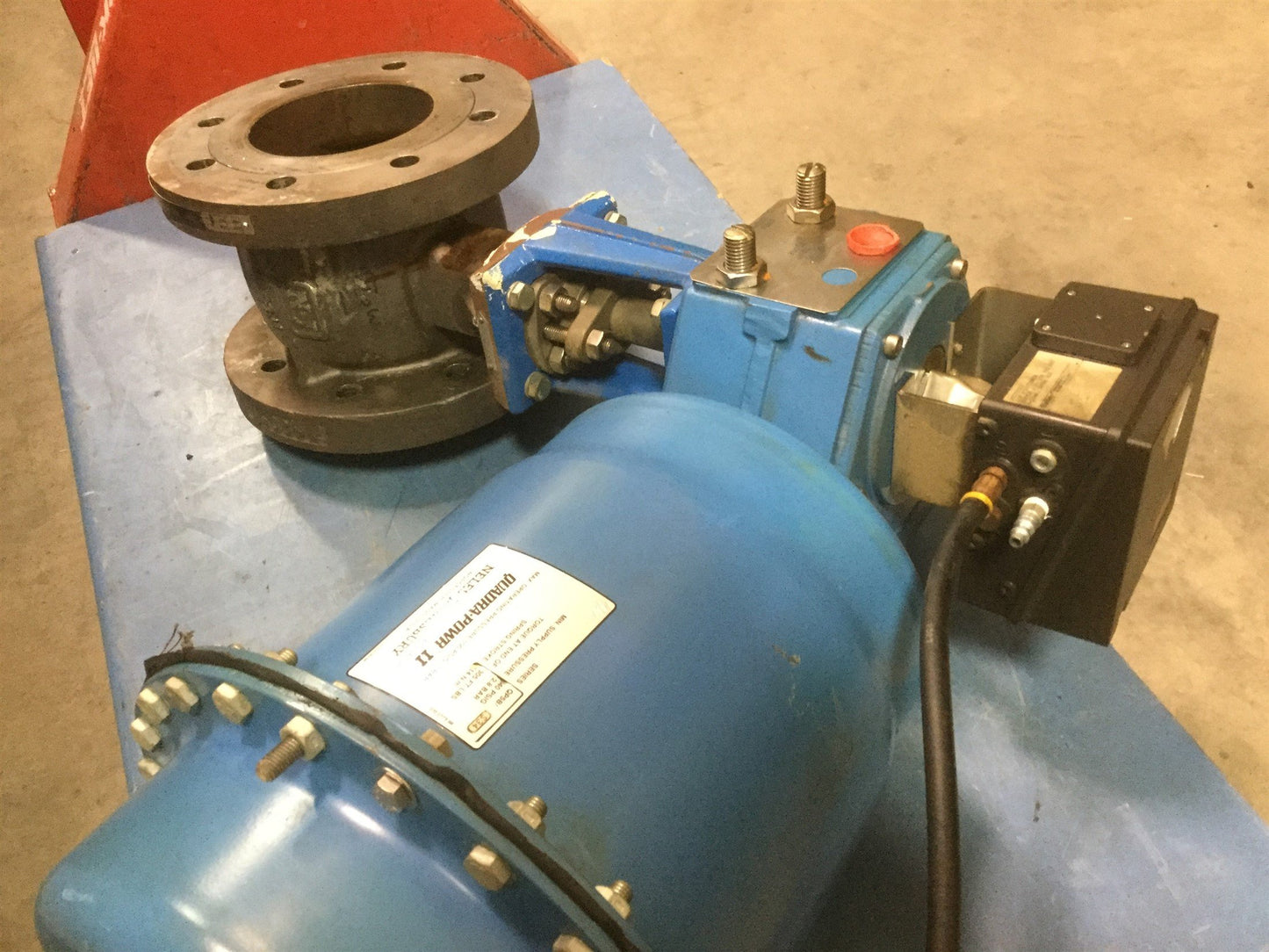 Used Finetrol FC Plug Control Valve 6" 150# w/Quadra Powr II Actuator&I/P Positioner2