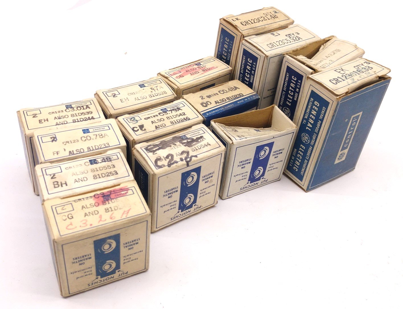 Used Lot of 14 In Box General Electric Miscellaneous Coils See Pictures