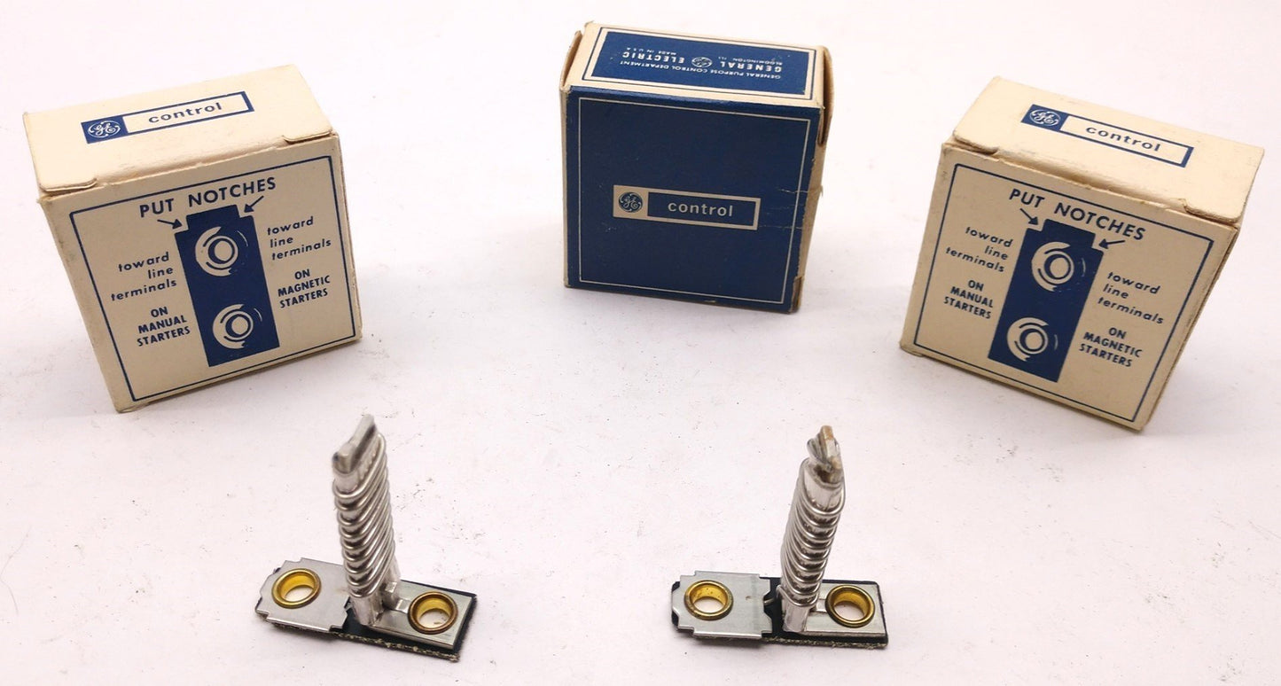 Used Lot of 6 General Electric CR123 C3.01A Overload Heater Relay Element