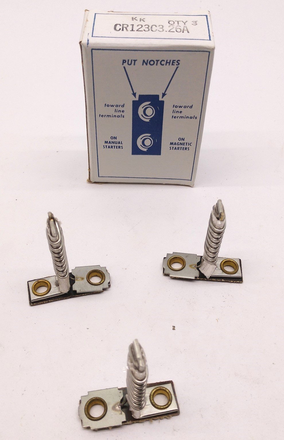 Used General Electric CR123 C3.26A Heater Relay Element