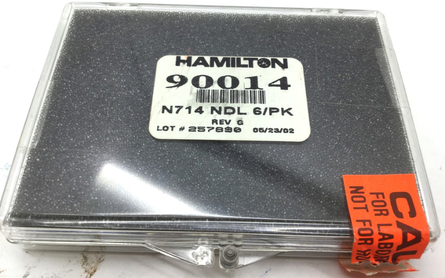 Used Hamilton N714 NDL 6/PK Pack of 6 Needles, Gauge 14, Point Style 2 Sharp