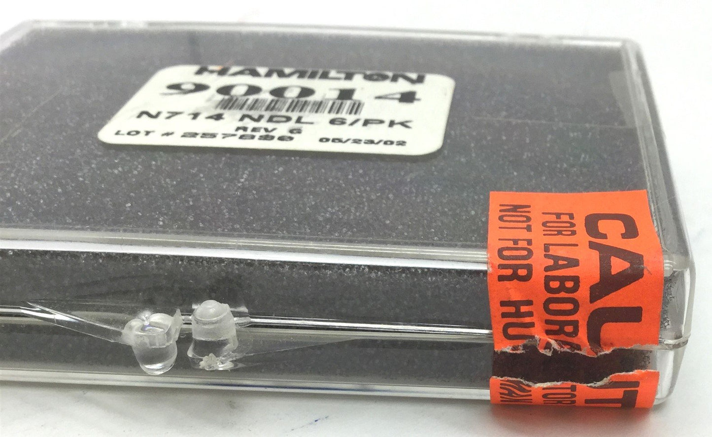Used Hamilton N714 NDL 6/PK Pack of 6 Needles, Gauge 14, Point Style 2 Sharp