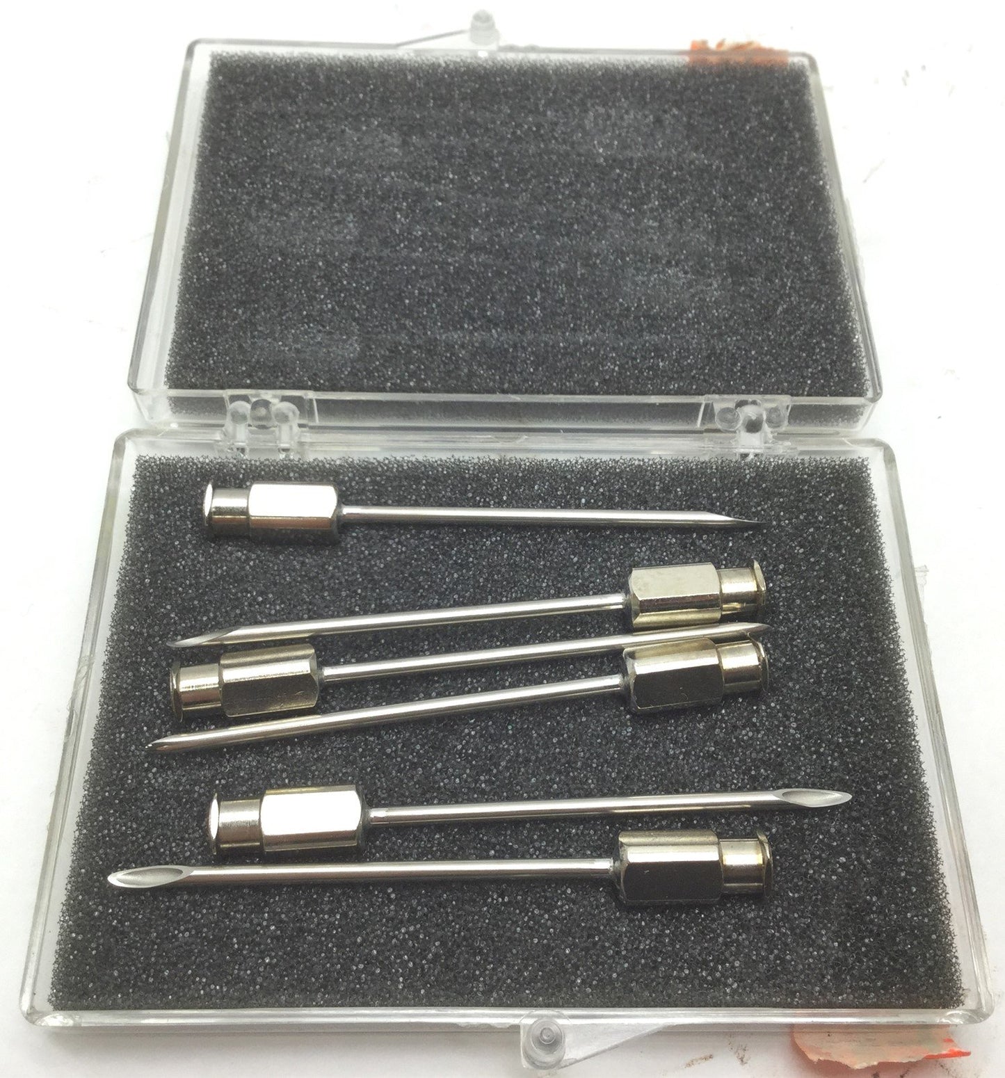 Used Hamilton N714 NDL 6/PK Pack of 6 Needles, Gauge 14, Point Style 2 Sharp