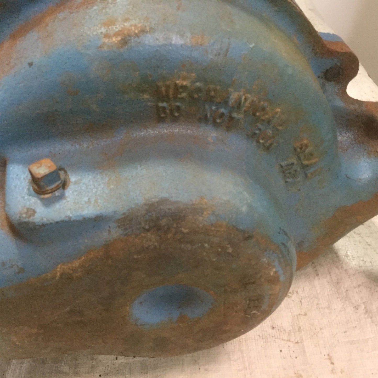 Used Mepco A7 Cast Iron In-Line Pump 1.5x2.5" 150# Flanged w/Motor 2HP 230/460VAC3Ø