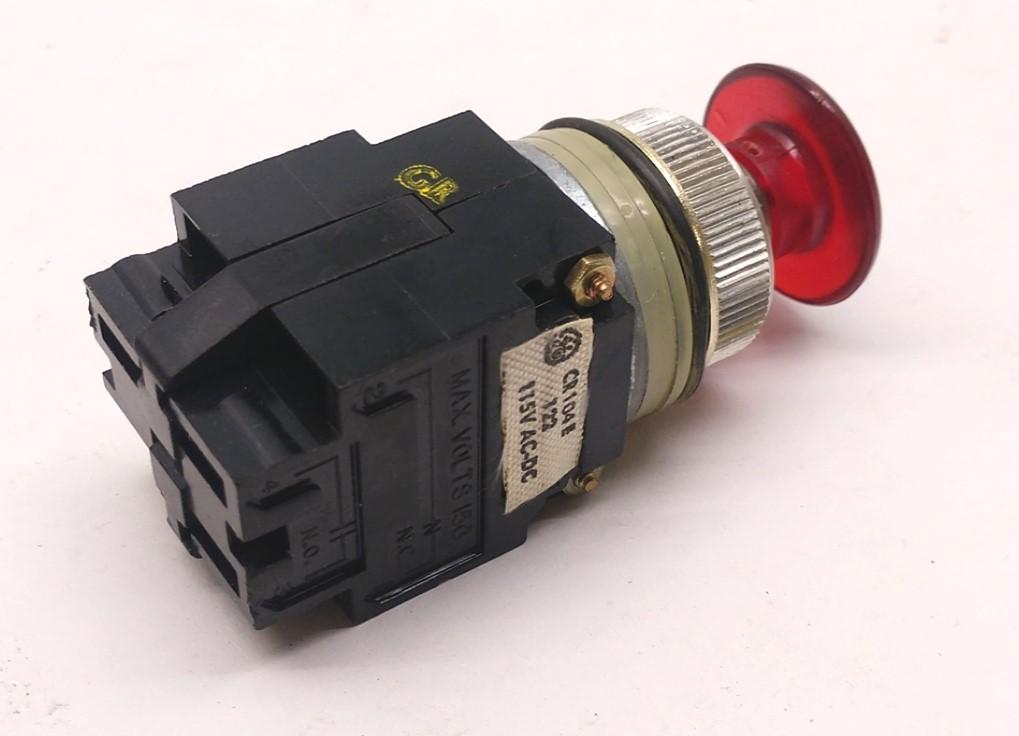 Used In Box General Electric CR104E3227 Mini Oil-tight Illuminating Push Button
