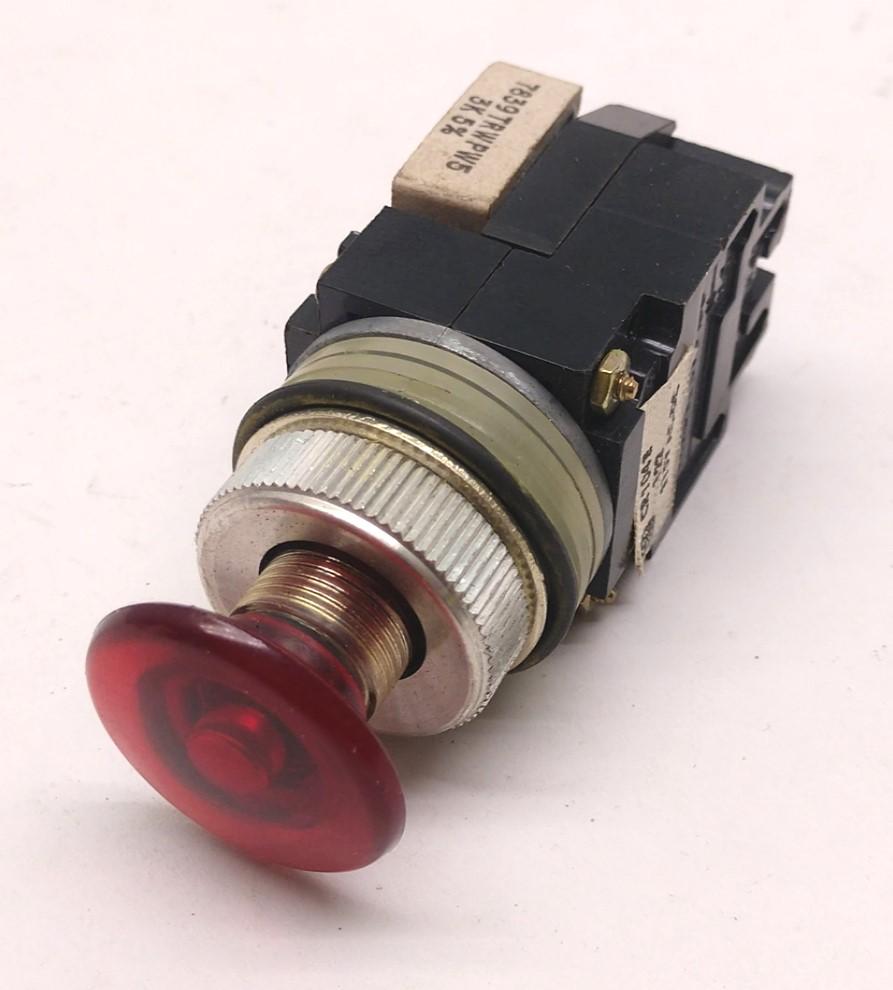 Used In Box General Electric CR104E3227 Mini Oil-tight Illuminating Push Button