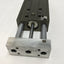 Used PHD SA044X3-Q1 Pneumatic Slide 20mm Bore, 75mm Adjustable Travel Stroke, 150psi