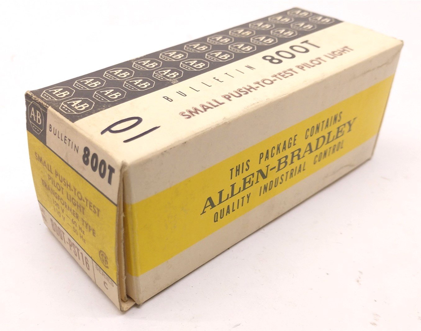 Used In Box Allen-Bradley Bulletin 800T-PST16 Small Push -to-Test Pilot Light