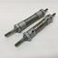 Used Lot of 2 Humphrey 8-D2EY-1/2 Double Rod End Cylinder 1/2" Bore, 1/2" Stroke