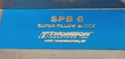 Used Thomson SPB 6 Super Pillow Block ID: 3/8", 1-3/4" x 1-3/8"
