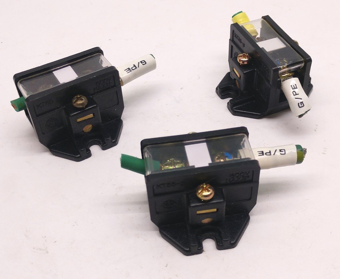 Used Lot of 3 Toho Yoshida KT35-G Distribution Blocks, 600V Max