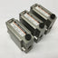 Used Lot of 3 SMC NZFA200-T02 Vacuum Filters 1/4NPT, -100 to 0 kPa *Missing Element*