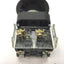 Used Allen Bradley 800T-FXJ6D4 Mushroom Push Pull Button, With 2x 800T-XD4 Blocks