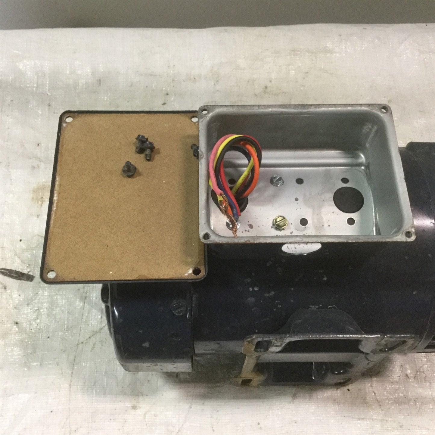 Used Finish Thompson 1113007112 Electric AC Pump Motor 1/2HP 3450RPM 50/60HZ 115/230V