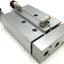 Used Guided Cylinder, Travel: 1.9", Bore~ 0.9", Fittings: 1/8" One Touch Fittings
