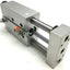 Used Guided Cylinder, Travel: 1.9", Bore~ 0.9", Fittings: 1/8" One Touch Fittings