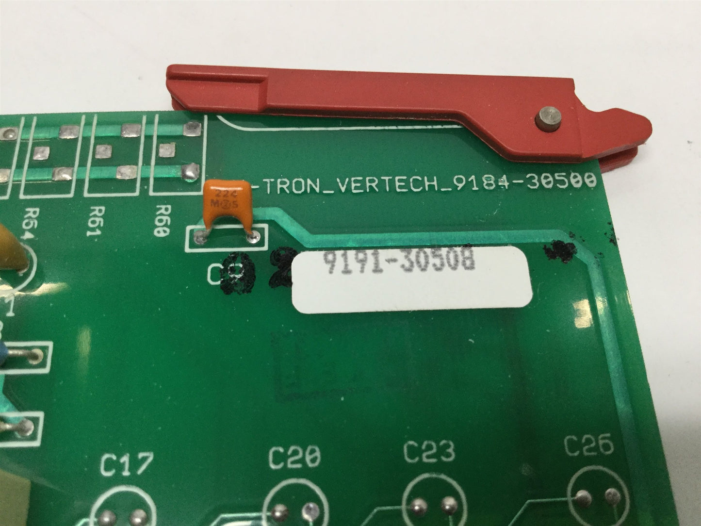 Used K-Tron Vertech 9191-30508 Regulator Feeder Control Circuit Board 9184-30500