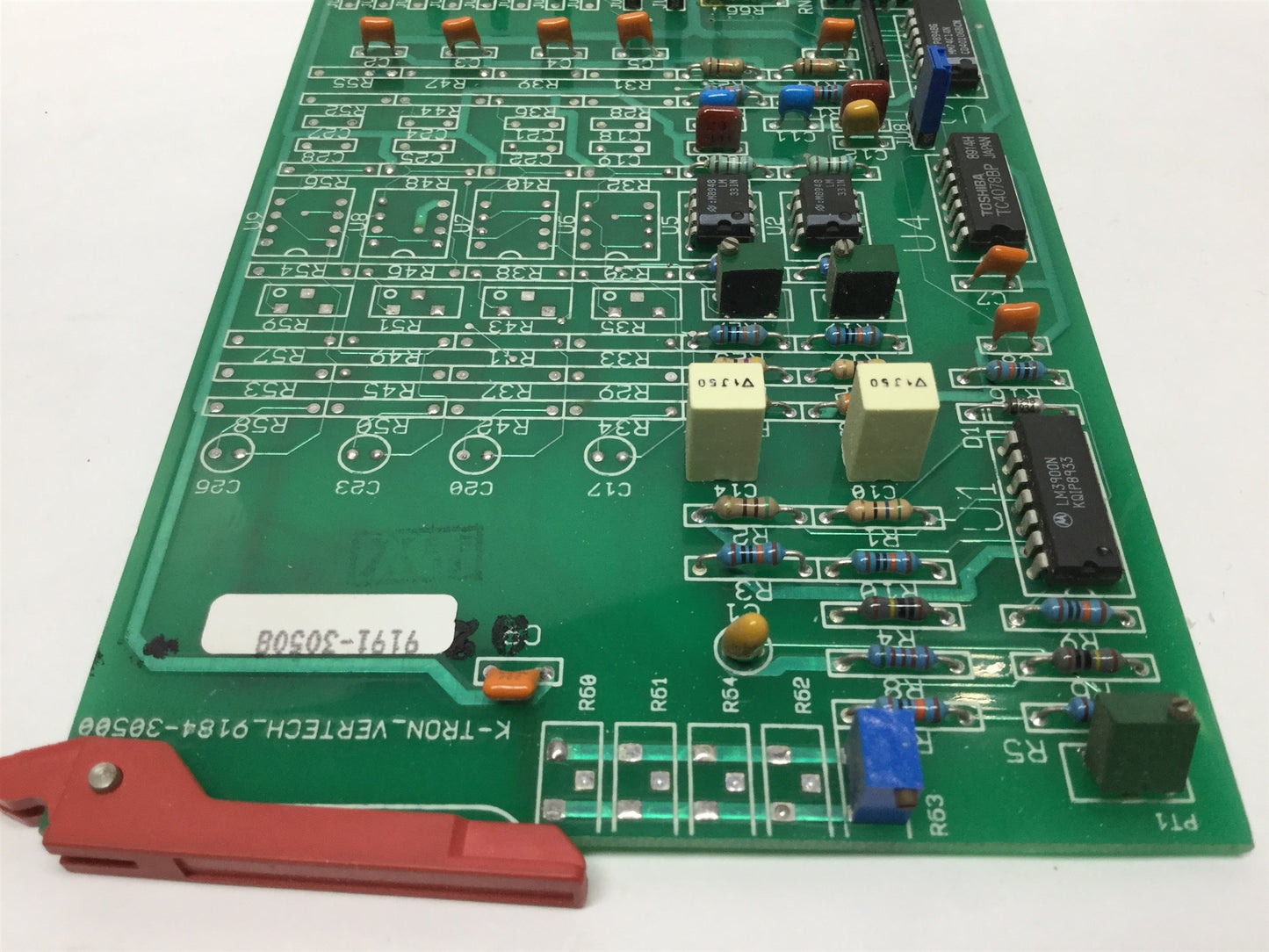 Used K-Tron Vertech 9191-30508 Regulator Feeder Control Circuit Board 9184-30500