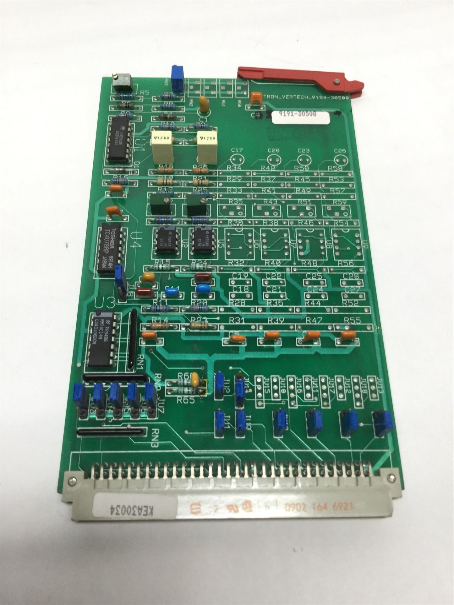 Used K-Tron Vertech 9191-30508 Regulator Feeder Control Circuit Board 9184-30500