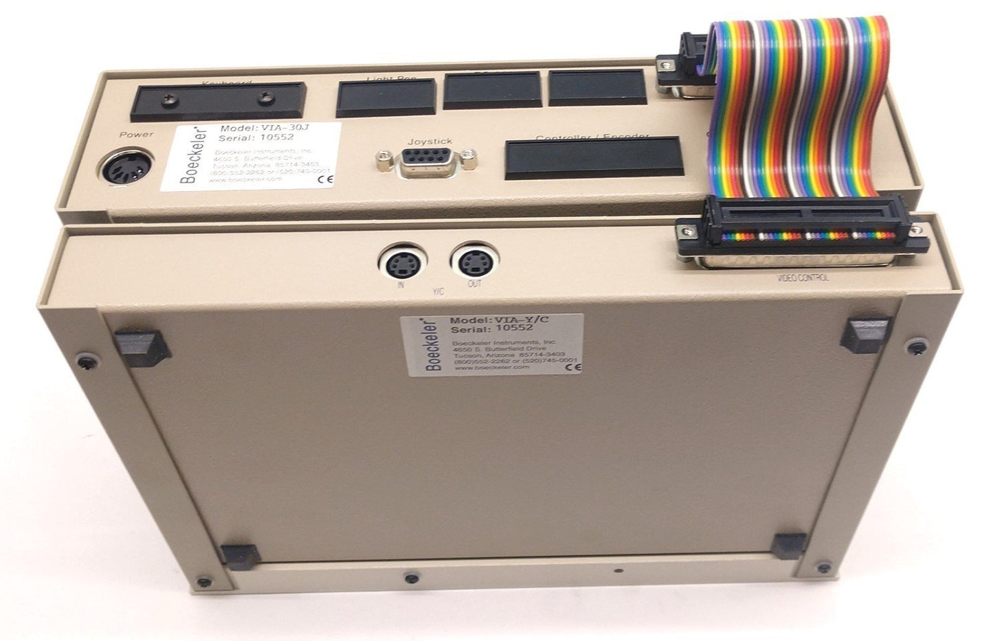 Used Boeckeler Model VIA-30J Video Image Generator Controller and VIA-Y/C Interface