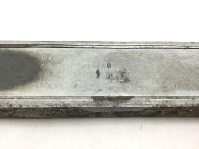 Used Watlow SCA1J14APG Strip Heater, Voltage: 240V, Power: 800W, Length: 14"