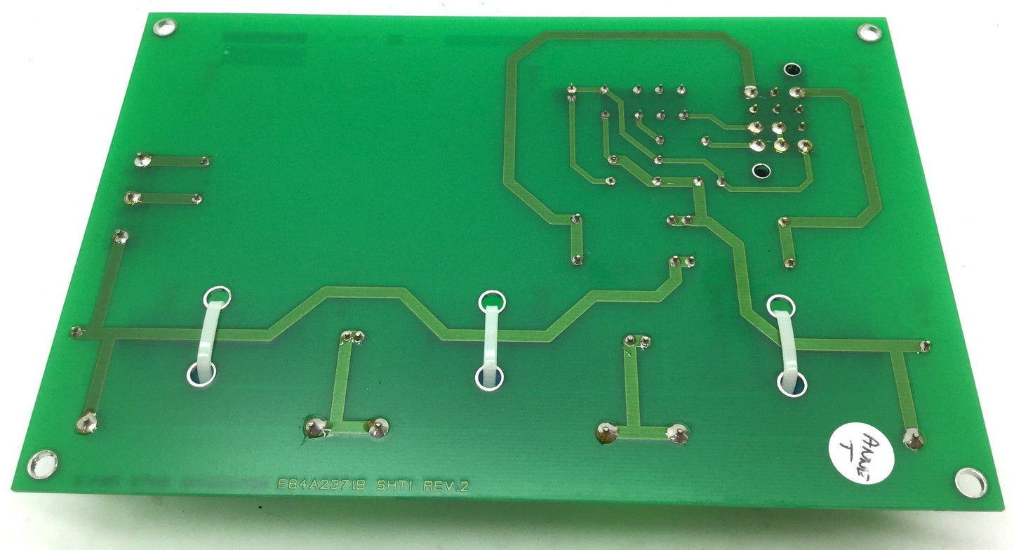 Used JK Lasers E84A2371B Rev 2 Simmer Supply Card, 3 Screw Terminal, 3 Caps 450V 47µF
