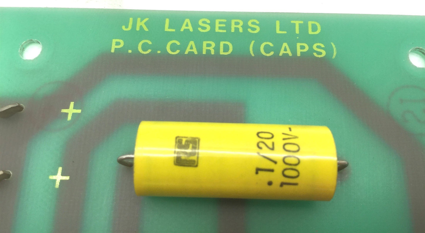 Used JK Lasers LTD E84A2831B Rev 1 P.C. Card (Caps) C4201-C4206 S2k X41020/1007