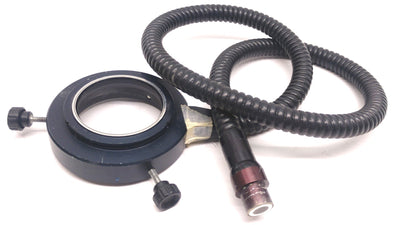 Used Fiber Optic Light Ring, ID: 53mm Ring, 32" Length, 5/8" Input, 3/8" Bundle
