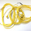 New – Open box Lot of 3 Mencom MDC-4FP-5M-R Cordset M12 to Flying Leads, Female 90° 300V, 15 FT
