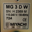 Used MIYACHI PECO MG3D-W MG3 Digital Process Sentry, CF, RS232, 110-240VAC 50/60Hz