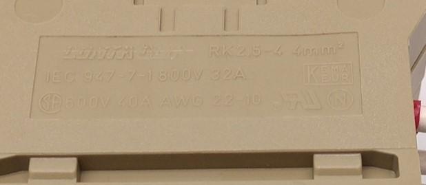 Used Conta-Clip RK2.5-4 & SL4 Screw Connection Terminal Blocks AWG Lot of 37