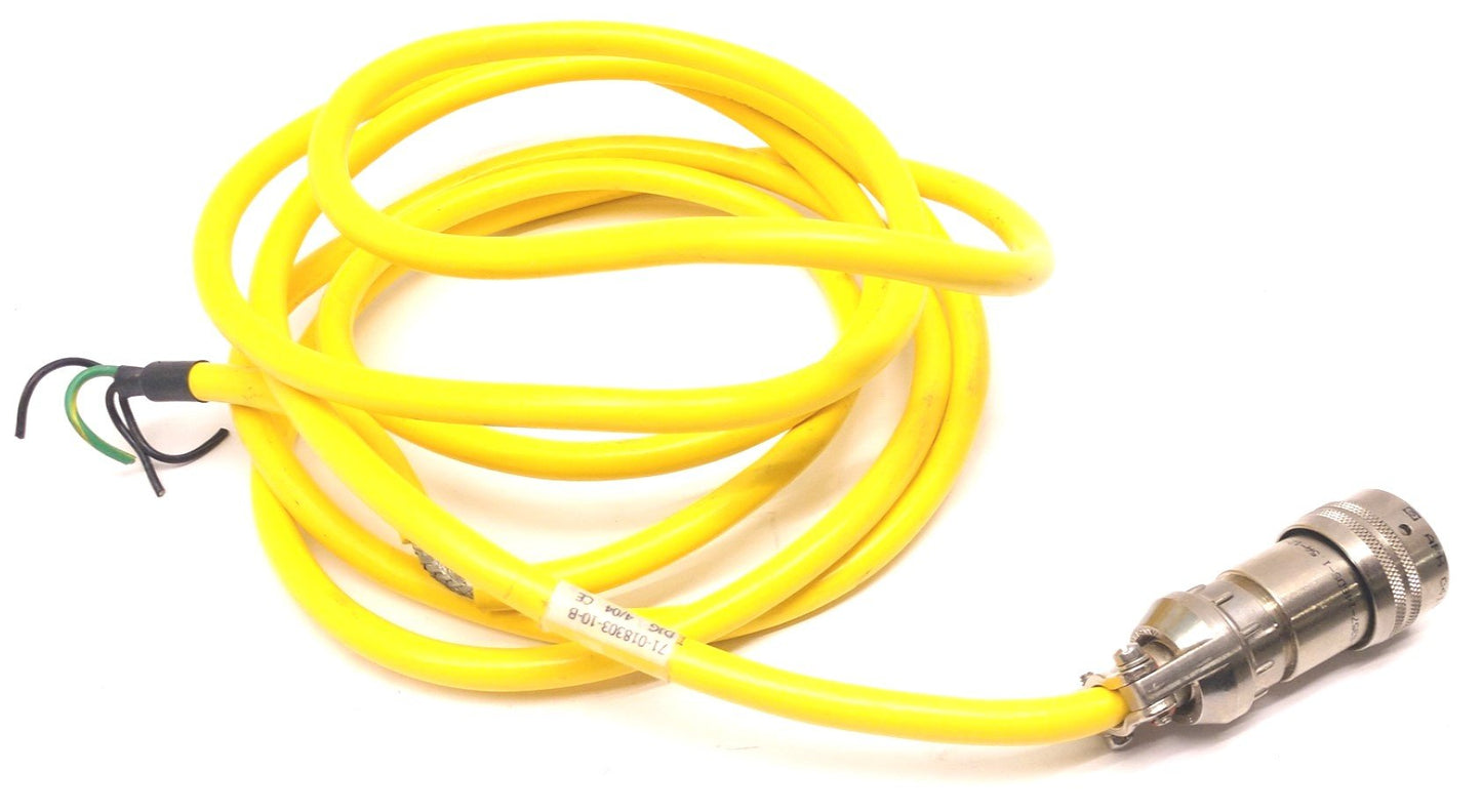 Used Parker Compumotor 71-018303-10-B Gemini SM Servo Motor Power Cable 10' 12-Pin