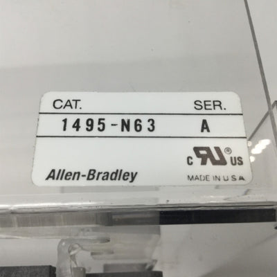 Used Allen Bradley 1495-N63 Disconnect Switch Fuse Cover 400A, w/ Door, Left-Hand